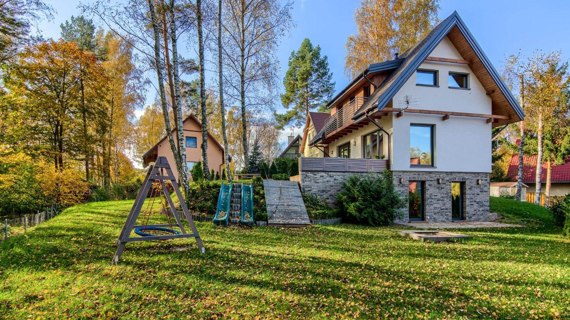 Mazursko - Komfortowe Domy 8 Osobowe Nad Jeziorem, Balia Lub Sauna Kretowiny Buitenkant foto
