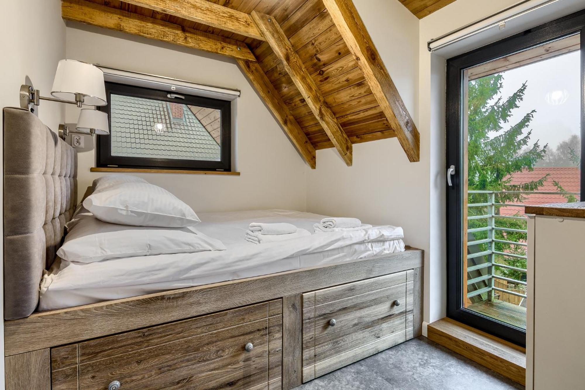 Mazursko - Komfortowe Domy 8 Osobowe Nad Jeziorem, Balia Lub Sauna Kretowiny Buitenkant foto