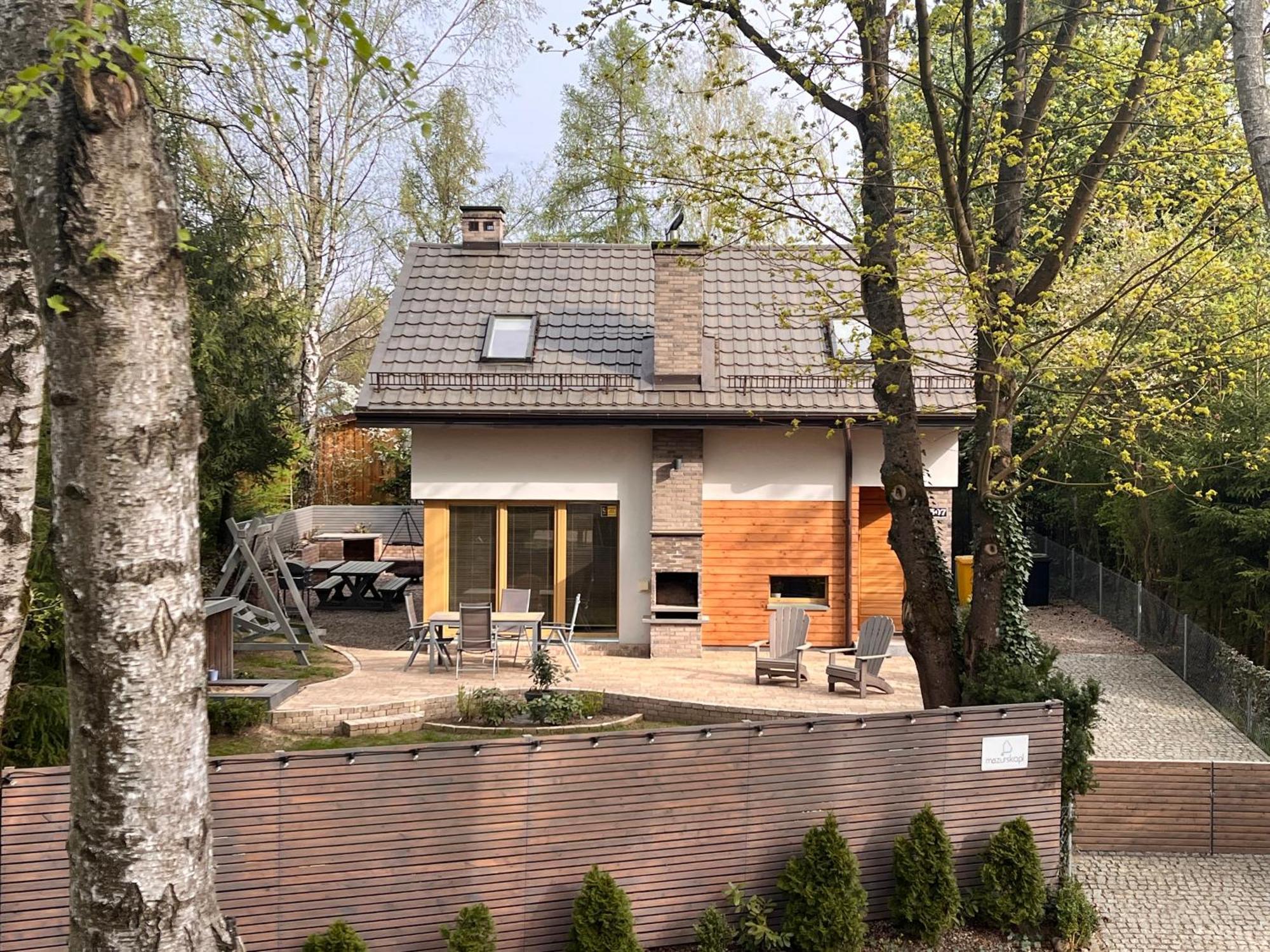 Mazursko - Komfortowe Domy 8 Osobowe Nad Jeziorem, Balia Lub Sauna Kretowiny Buitenkant foto