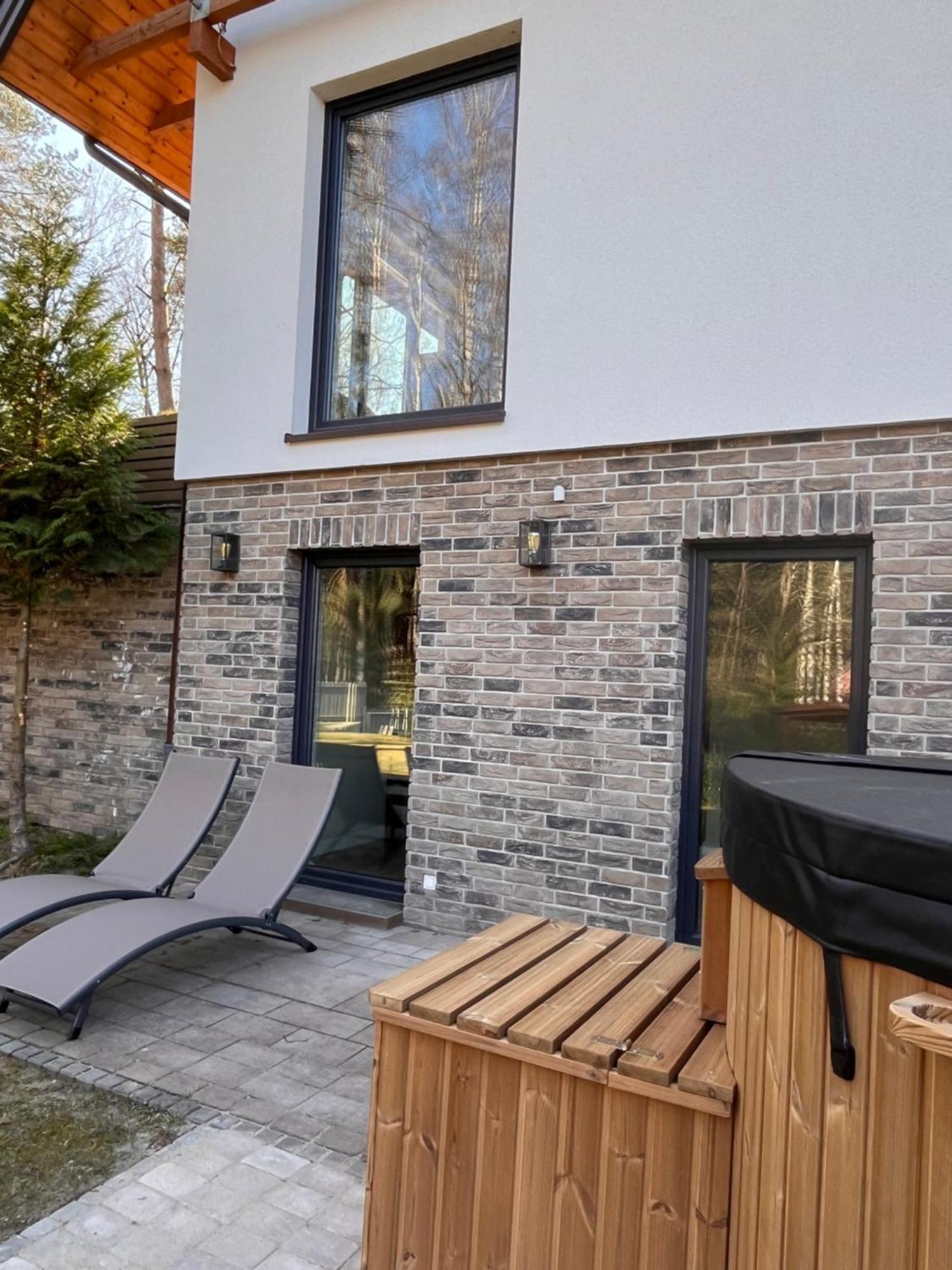 Mazursko - Komfortowe Domy 8 Osobowe Nad Jeziorem, Balia Lub Sauna Kretowiny Buitenkant foto